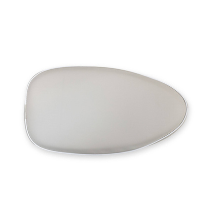 Short single moped seat for Simson SR4-1 Spatz, light grey