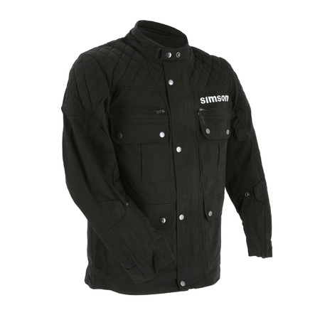 Motorradjacke SIMSON, schwarz, Größe: S