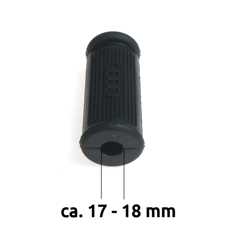 Pair Oval Motorcycle Footrest Rubbers w/ Rings Auto Union DKW KM Block