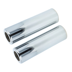 Set: Chrome Sleeves for Front Simson Schwalbe, Star, Sperber, Habicht, SR4