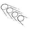 Bowden Cable Set for Zundapp Elastic DB205 – 4-piece (throttle, clutch)