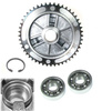 Rear drive hub w/ bearings 6005, 6204 & circlip for MZ ETZ 250/251/301