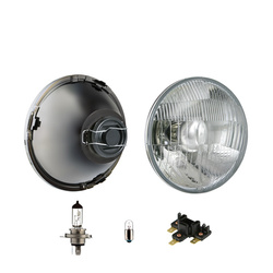 Reflektor H4 ze światłem postojowym + żarówka HS1 12V 35/35W f. Simson S51 SR4 KR51