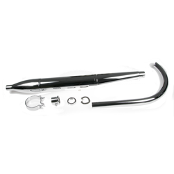 MZ RT125/2 & RT125/3 Exhaust - Copper/Nickel/Chrome