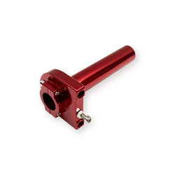 Aluminiowy uchwyt skrętny szybkiej przepustnicy CNC do Simson S50 S51 S53 S70 SR50 - anodowany na czerwono 