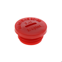 Oil filler plug for Simson KR51/2, MS50, S51, S53, S70, S83 - red