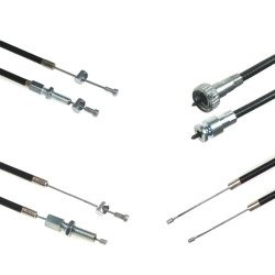 Bowden cable kit + speedometer cable for NSU Fox 2T/4T