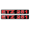 2 pcs x stickers for MZ ETZ 251 telescopic fork | 1.Quality UV-resistant new