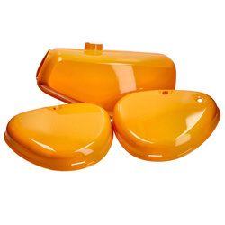 Tank & Side Cover Set for Simson S51 - Orange - 2nd Choice (see desc)