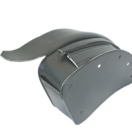 Motorcycle Side Saddlebags Set (Pair) - MZ ES175/ES250/ES300, Black