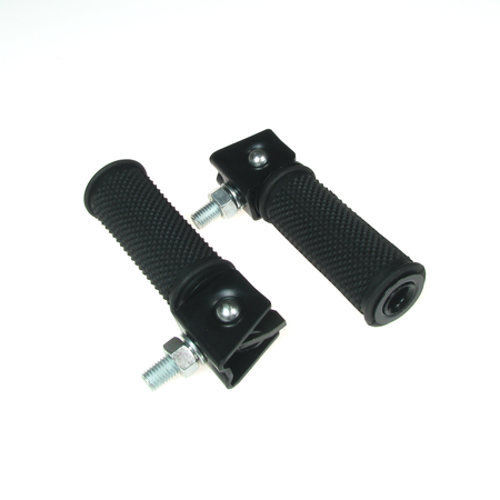 Passenger footrests with rubber (pair) suitable for Simson AWO, EMW, MZ RT125, BK 350