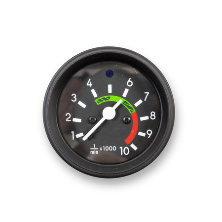 Tachometer (DZM) with High-Beam Indicator for Simson S50/S51, Black Ring