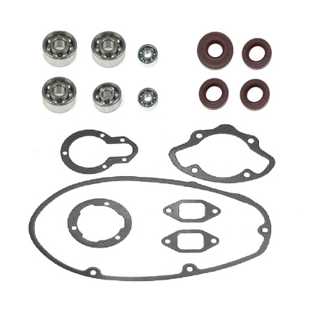 Sealing set + bearings FAG + Simmerrings motor for MZ RT125 / 3