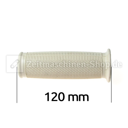 Pair of rubber grips 22 mm, beige, convex shape for Sachs 98 Express, Wanderer