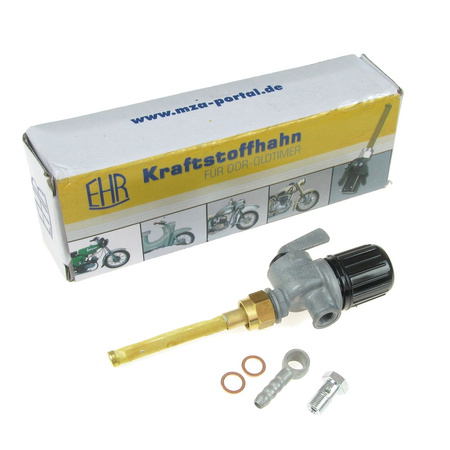 EHR Fuel Petcock with Angled Connector for Simson AWO Sport/Touring