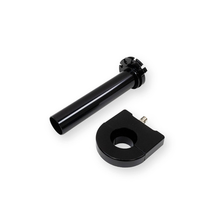 Aluminiowy uchwyt skrętny szybkiej przepustnicy CNC do Simson S50 S51 S53 S70 SR50 - anodowany na czarno 