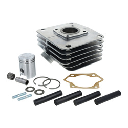 50ccm Cylinder Set for Simson S51, KR51/2, SR50 — Polished Piston Ø38mm