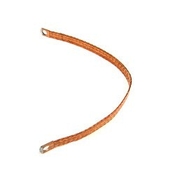 Motor ground strap Ground cable copper tape 420 mm hole M10 with copper ends