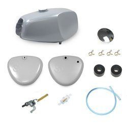 Zestaw zbiornik buffalo wysoki + 2x pokrywa boczna obrotowa + korek zbiornika do Simson S50 S51