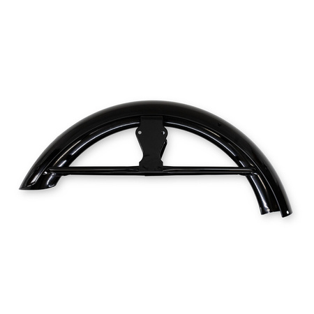 Front Fender/Mudguard with Stay for Simson S50 S51, Black Powder-Coated