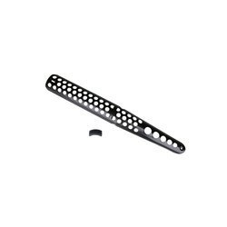 Exhaust Heat Shield & Mounting Rubber for Simson S51/S53/S70/S83 - Black