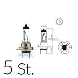 5x H7 12V 55W Halogen Headlight Bulbs PX26d E-marked — For Motorcycle