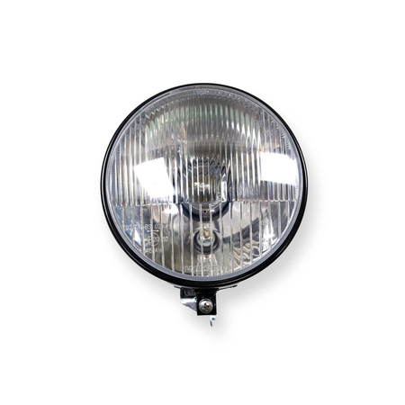 Tytuł: Simson S50/S51/S70 Headlight Set BA20d 12V Bilux - 8pc Black
Opis: Complete 8-piece 12V BA20d Bilux headlight kit for Simson models