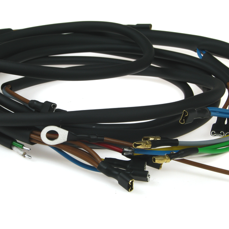 Wiring Harness for Hercules Prima 5S-External Ignition Coil, Color Diagram