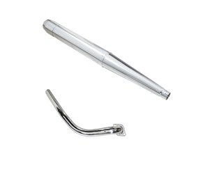 Set exhaust + manifold for Jawa 50 type 23 Mustang - chrome-plated