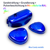 Powder-Coated Service Tank Set for Simson S53 — RAL Metallic Candy