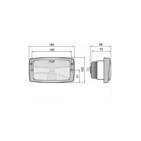 Title: H4 Headlight with Parking Light for Zetor, Fendt, John Deere

Description: H4 replacement headlamp with parking light — durable, easy-fit for Zetor Forterra, Fendt and John Deere tractors. Suitable for H4 bulb users.