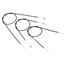 Cable Kit for DKW RT125/2a - Throttle, Clutch & Brake (Black)