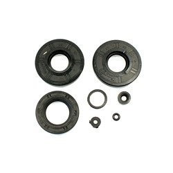 Black rubber engine oil seal set (7 pcs) for Jawa/CZ 350 6V 634