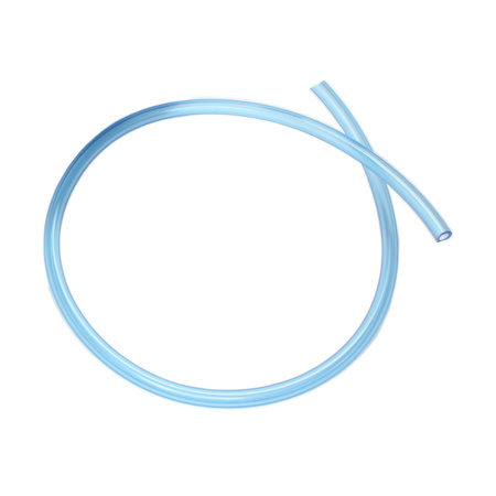 Petrol hose, blue-transparent, ø6x8.6mm for moped, motorcycle - 1 meter