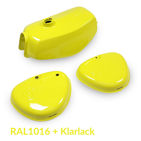 Powder Coating Service — Tank Set for Simson S51 (Custom RAL)