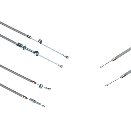 Bowden cable set for NSU Fox 2T/4T - grey