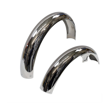 Chrome Front & Rear Fender Set (2) for Simson S50/S51 moped