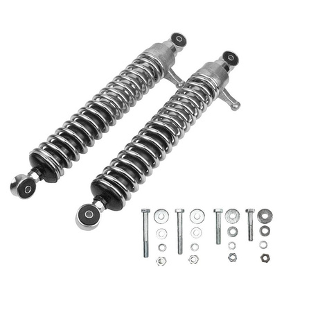 Shock Absorbers + Bolts for Simson S50/S51/S70 Enduro Chrome 380mm