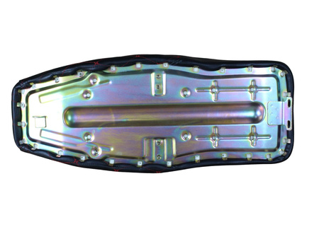 Fotel do Simson S51 S50 S70 Enduro - czarny + czerwone szwy, pikowany