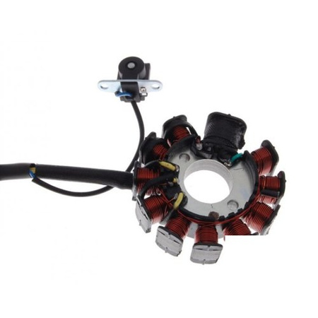 Stator, ignition system with 11 coils for GY6 4T scooters, for Zipp, for Romet