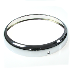 Chrome Headlight Ring with Hole for AWO Sport/Tour EMW BK350