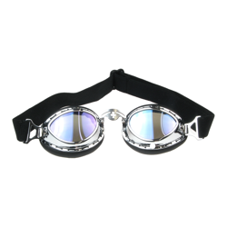 Blue-Tinted Motorcycle Aviator Goggles for MZ/ES/TS/RT/ETZ/Simson/NSU