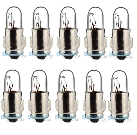 10x BA7s 24V 1.2W round bulbs for motorcycle indicators