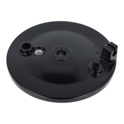 Osłona hamulca tylnego czarna dla SIMSON S50 SR50 SR80 ze stykiem hamulca