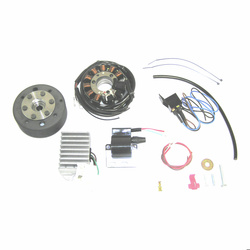 Magnetoelektryczny układ zapłonowy 12V 100W do MZ ES, ETS, TS125, TS150 - Iskra o wysokiej energii