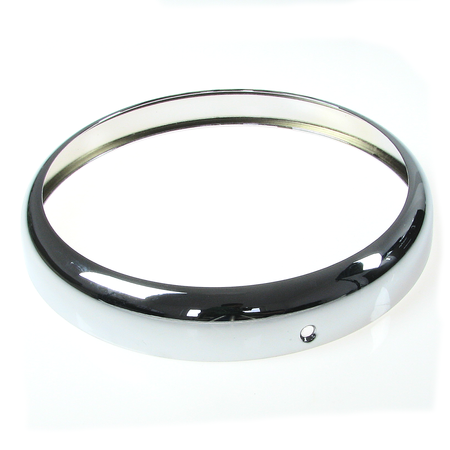 Chrome Headlight Ring with Hole for AWO Sport/Tour EMW BK350
