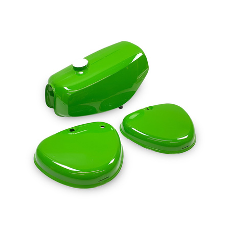 Fuel Tank Set for Simson S51/S70 - Lime Green/Yellow-Green - B-Stock