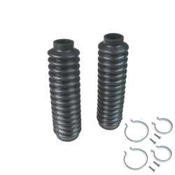 Pair Fork Gaiters (with Clamps) for Telescopic Fork - IFA MZ RT 125/1-3