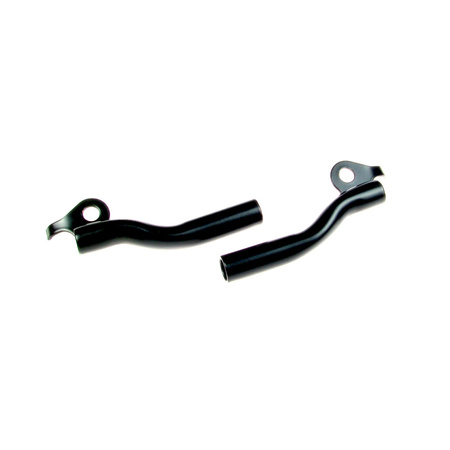 (Paar) Blinkerträger Blinkerhalter vorn (eckig) schwarz für Simson SR50 SR80