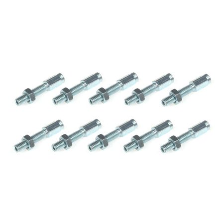 10x M6x26 Hex Adjuster Screws for Brake/Throttle/Clutch Cables